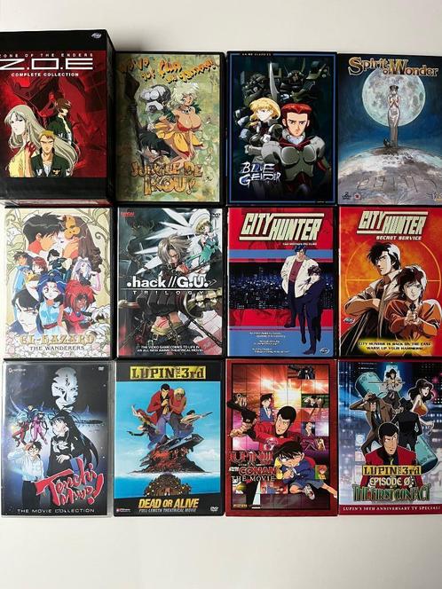 Lot anime series en films DVD, Cd's en Dvd's, Dvd's | Tekenfilms en Animatie, Zo goed als nieuw, Anime (Japans), Tekenfilm, Boxset