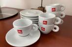 6 espresso tasjes en ondertasjes, Ophalen, Zo goed als nieuw