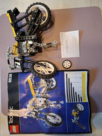 lego technic 8838 crossmotor, Enlèvement ou Envoi, Comme neuf, Ensemble complet, Lego