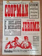 Oude zeldzame affiche bokskamp Coopman - Jerome 1976, Ophalen of Verzenden, Zo goed als nieuw