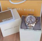 Michael Kors MK8344, Handtassen en Accessoires, Horloges | Heren, Staal, Zakhorloge, Staal, Zo goed als nieuw