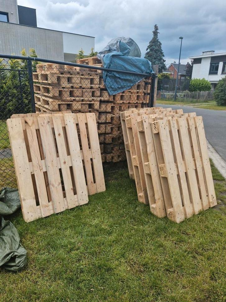 Nieuwstaat europaletten, palletten, pallet, pallets., Doe-het-zelf en Bouw, Platen en Panelen, Zo goed als nieuw, Ophalen