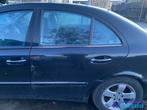 MERCEDES E-KLASSE W211 zwart Links achter deur portier 2002-, Auto-onderdelen, Gebruikt, Links, Mercedes-Benz, Deur