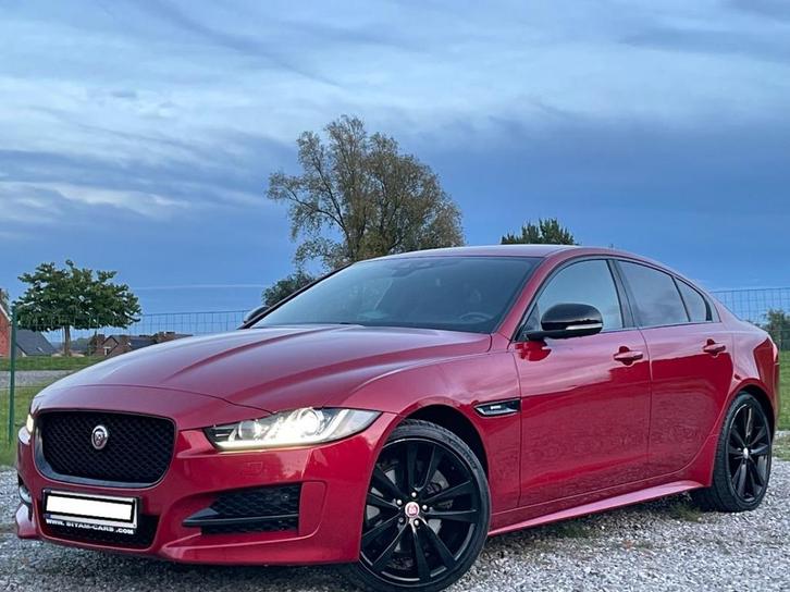 Jaguar XE R-Sport pour EXPORT, Auto's, Jaguar, Particulier, XE, Bluetooth, Diesel, Euro 6, 5 deurs, Automaat, Rood, Overige kleuren