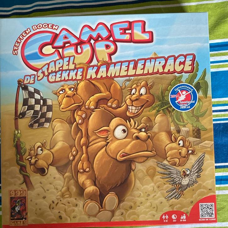 Camel Up - 999 Games, Hobby en Vrije tijd, Gezelschapsspellen | Bordspellen, Ophalen of Verzenden