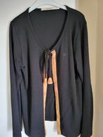 Zwarte gilet met nepbont afgeboord merk Avalanche mt4 (42-44, Enlèvement ou Envoi