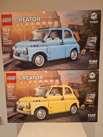 LEGO Fiat 500 set  10271 & 77942 beschikbaar voor biedingen