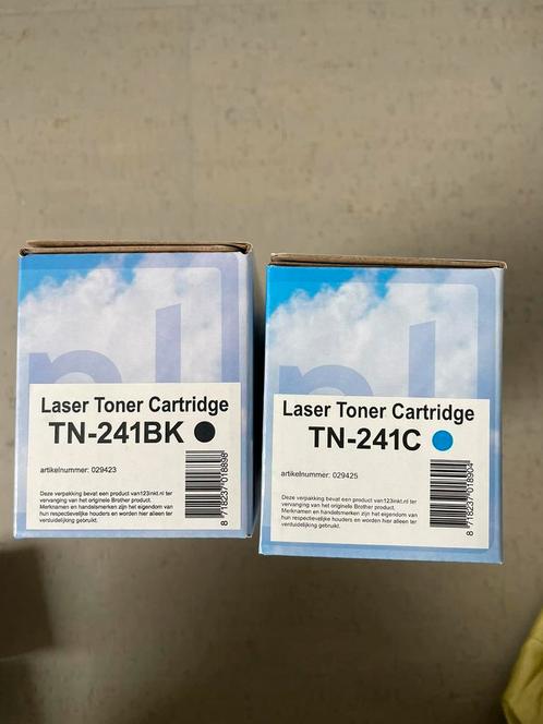 Laser toner - 1 x TN-241BK /  1 x TN-241C, Informatique & Logiciels, Fournitures d'imprimante, Enlèvement ou Envoi