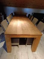 Tafel massief teak, Ophalen of Verzenden