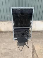 klapstoelen zwart, Ophalen, Gebruikt