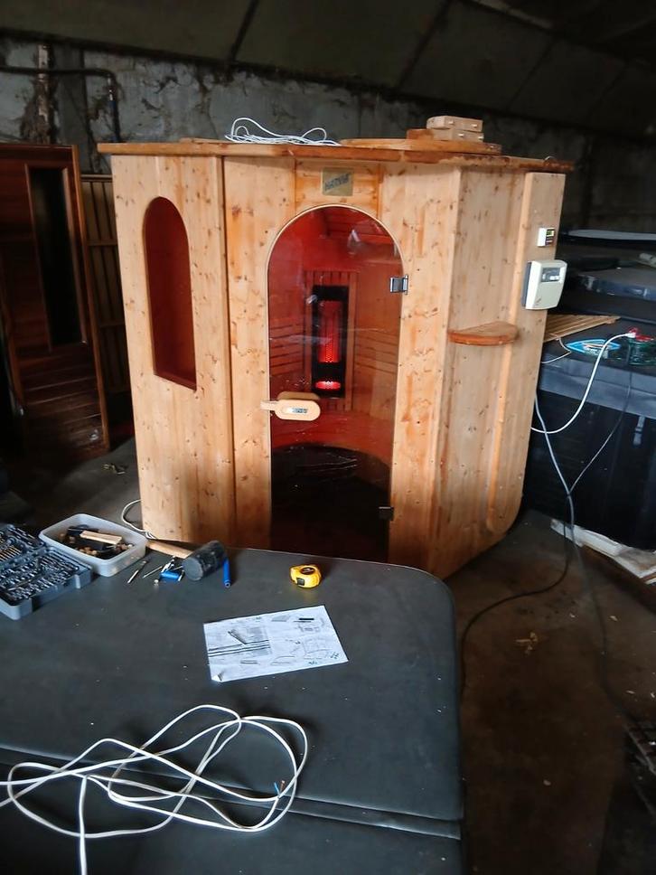 Sauna  infra rood plus jacuzzi, Tuin en Terras, Zwembad-toebehoren, Verzenden