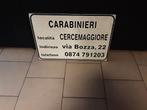 Plaque émaillée Carabinieri, Collections, Enlèvement ou Envoi, Utilisé, Autres types