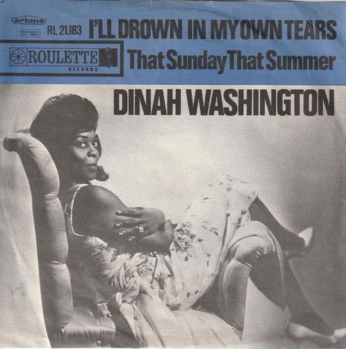 Dinah Washington - I'll drown in my own tears - %, Cd's en Dvd's, Vinyl Singles, Zo goed als nieuw, Single, R&B en Soul, 7 inch
