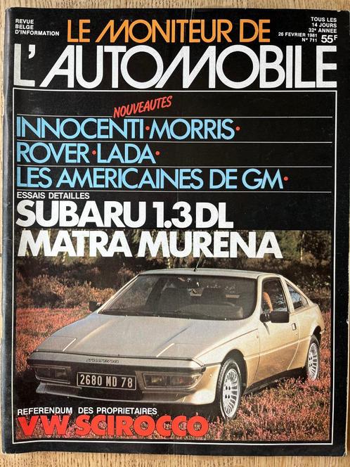 Le Moniteur de l'Automobile 711, Boeken, Auto's | Folders en Tijdschriften, Gelezen, Verzenden
