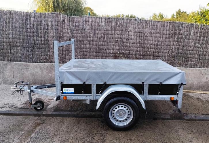 Enkelas mtm 750kg met coc-attest, Auto diversen, Aanhangwagen-onderdelen, Zo goed als nieuw, Ophalen