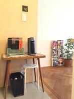 Vintage tafel met print, Huis en Inrichting, Tafels | Bijzettafels, Ophalen, Gebruikt