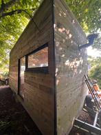 Tiny house 6,5m, 15k€ thermowood, chassis neuf, Caravans en Kamperen, Stacaravans, Tot en met 4