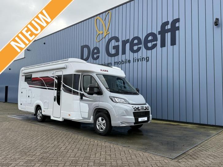 Kabe Travel Master Classic 740 LGB, Caravans en Kamperen, Mobilhomes, Bedrijf, tot en met 3, Half-integraal, Fiat, Diesel, 4 tot 5 meter