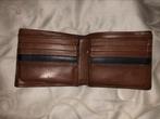 Portefeuille Massimo Dutti en cuir nappa - Format paysage, Handtassen en Accessoires, Gebruikt, Bruin, Leder, Ophalen
