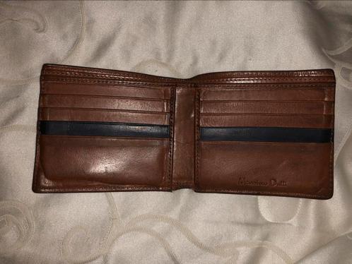 Portefeuille Massimo Dutti en cuir nappa - Format paysage, Handtassen en Accessoires, Portemonnees, Gebruikt, Overige merken, Bruin