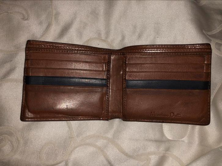 Portefeuille Massimo Dutti en cuir, Handtassen en Accessoires, Portemonnees, Gebruikt, Overige merken, Bruin, Leder, Ophalen
