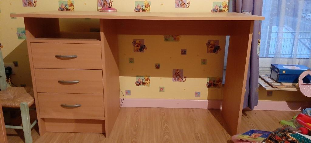 Chambre et bureau, Huis en Inrichting, Slaapkamer | Complete slaapkamers, Gebruikt, Eenpersoons, Ophalen