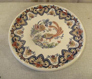 Prachtig Groot Bord - Vieux Rhodes Boch - 32cm beschikbaar voor biedingen