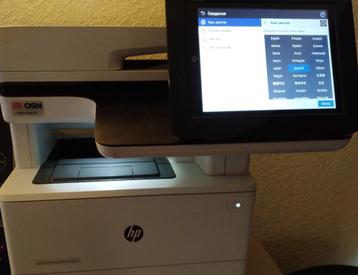 All in one HP multifunctional Printer Copy Scan LaserJet Man beschikbaar voor biedingen