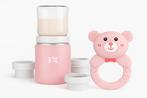 Draagbare USB-flessenwarmer + gratis bijtring, Belgique, JummaEn, Nieuw, Ophalen of Verzenden
