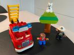 Duplo 10901 Brandweertruck, Ophalen, Zo goed als nieuw, Duplo
