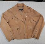 Lederen jas, Beige, Comme neuf, Enlèvement, Manteau
