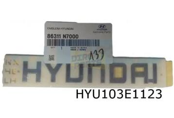 Hyundai Tucson embleem tekst 'Hyundai' achter Origineel! 863