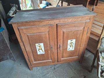 Ancien meuble en chêne  beschikbaar voor biedingen