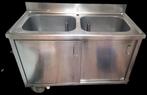 Double évier en inox olis, Articles professionnels, Horeca | Équipement de cuisine, Enlèvement