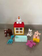 Duplo boerderijdieren varken poes haan kalfje, Kinderen en Baby's, Ophalen of Verzenden