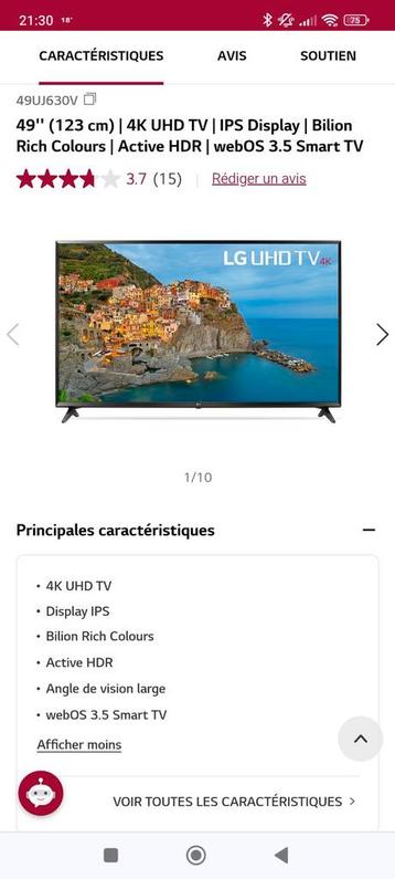 LG 49UJ630V UHD 4K