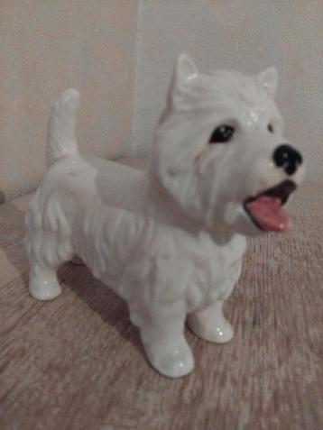 Standbeeld van de hond van Westie beschikbaar voor biedingen