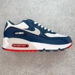 airmax 90 white-black   blue-red-white, Kleding | Heren, Schoenen, Wit, Nike, Nieuw, Ophalen of Verzenden