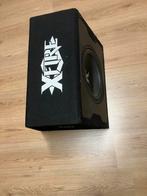 Subwoofer xfire met originele bekisting, Ophalen, Zo goed als nieuw