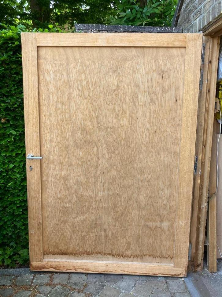 BREDE DEUR voor CARPORT of TUINHUIS, Tuin en Terras, Overige Tuin en Terras, Gebruikt, Ophalen