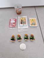 Asterix : shotglas - minispeelkaarten - Roodbaard - munt, Ophalen of Verzenden, Asterix en Obelix