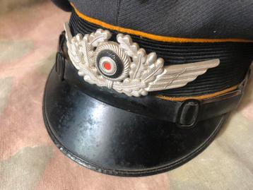 WW2 Schirmmütze Luftwaffe Flight/FJ EM/NCO. beschikbaar voor biedingen