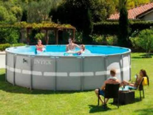 Zwembad met alle toebehoren, Tuin en Terras, Zwembaden, Gebruikt, Opzetzwembad, 120 cm of meer, 400 cm of meer, 300 cm of meer
