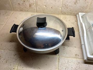 Poêle électrique Renoware, Enlèvement, Utilisé, Inox, Ensemble de casseroles