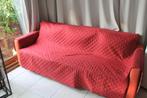 Canapé clic clac, Ophalen, Gebruikt, 90 cm, Rood