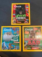 National Geographic Junior - 3x speciale editie, Boeken, Tijdschriften en Kranten, Ophalen of Verzenden, Zo goed als nieuw