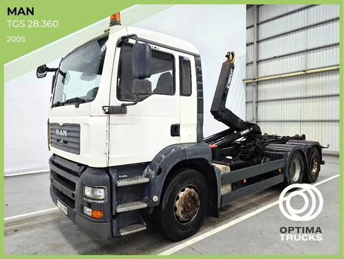 MAN TGS 28.360 6x2 / AIRCO / LIFTAS (bj 2005), Auto's, Vrachtwagens, Bedrijf, Te koop, ABS, Airconditioning, Cruise Control, Elektrische buitenspiegels