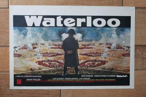 filmaffiche Waterloo Rod Steiger 1970 filmposter, Verzamelen, Posters, Zo goed als nieuw, Film en Tv, A1 t/m A3, Rechthoekig Liggend