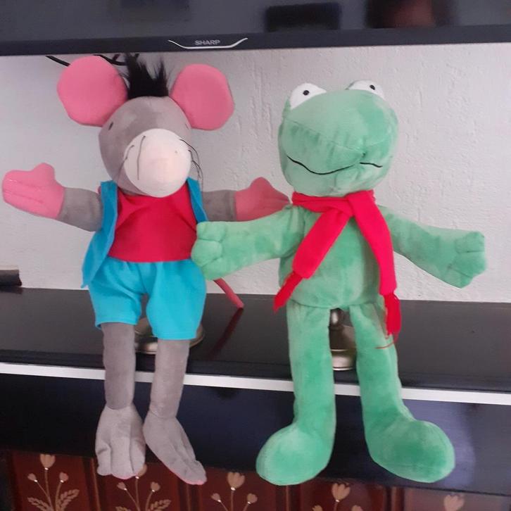 Max Velthuijs handpoppen poppenkastpoppen, Verzamelen, Poppen, Zo goed als nieuw, Ophalen of Verzenden