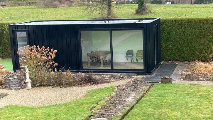 Moderne tuinstudio / kantoorunit te koop – instapklaar!, Immo, Huizen en Appartementen te koop, Hasselt, tot 200 m², Overige soorten